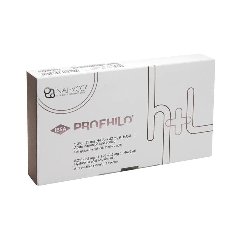 Profhilo bio-remodellering — premium skinbooster, IBSA Derma originalförpackning.